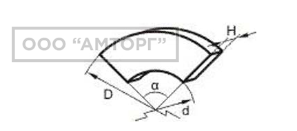 Сектор фрикционный 3Р2-801 фото 1